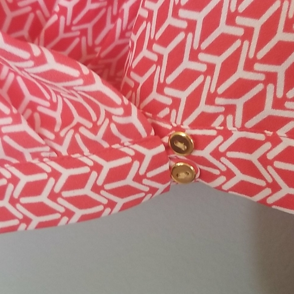 Worthington Feminine Office Wrap Front Surplice Long sleeve blouse large - Picture 3 of 9